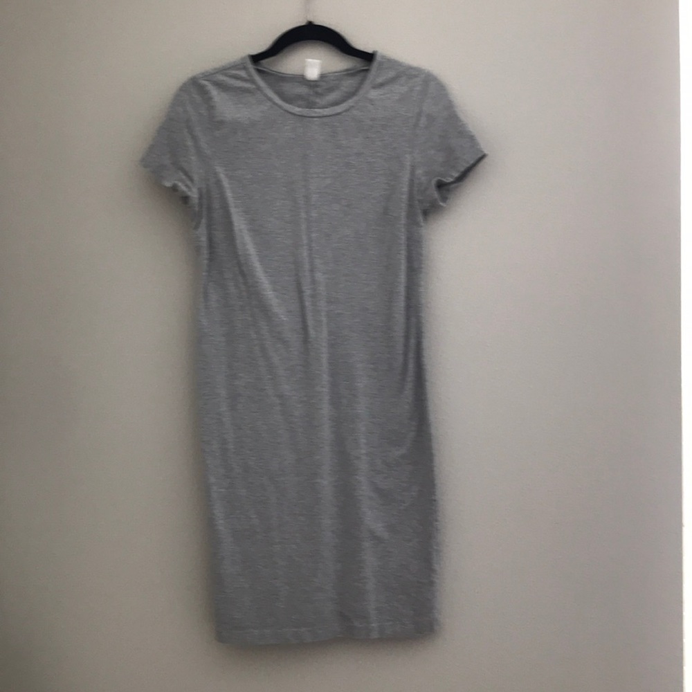 Gray Shirt Dress